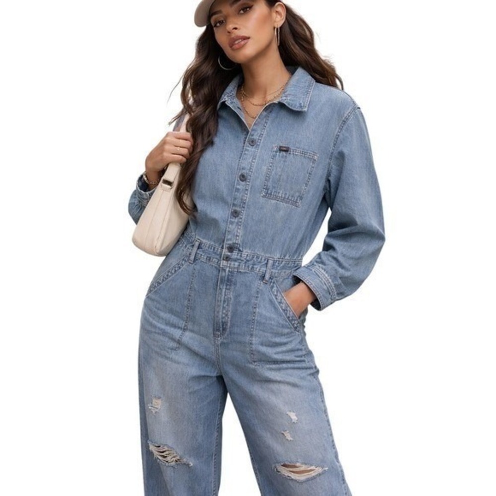 Lee Union-Alls Denim‎ Coveralls NWT XL Utility Workwear Heritage Jumpsuit